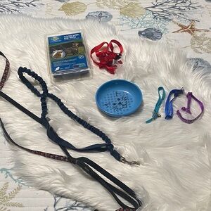 New cat owners?!?!PetSafe Sparkle Blue Cat Harness and Leash and collars